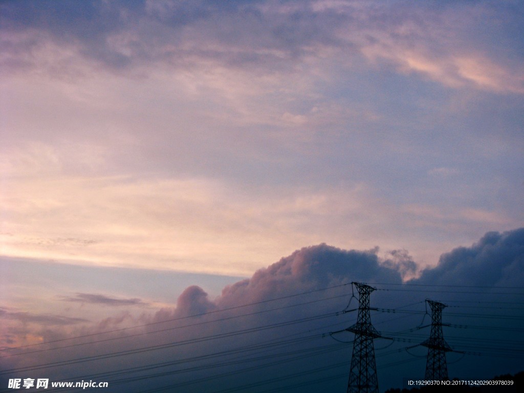 高清夕阳黄昏图