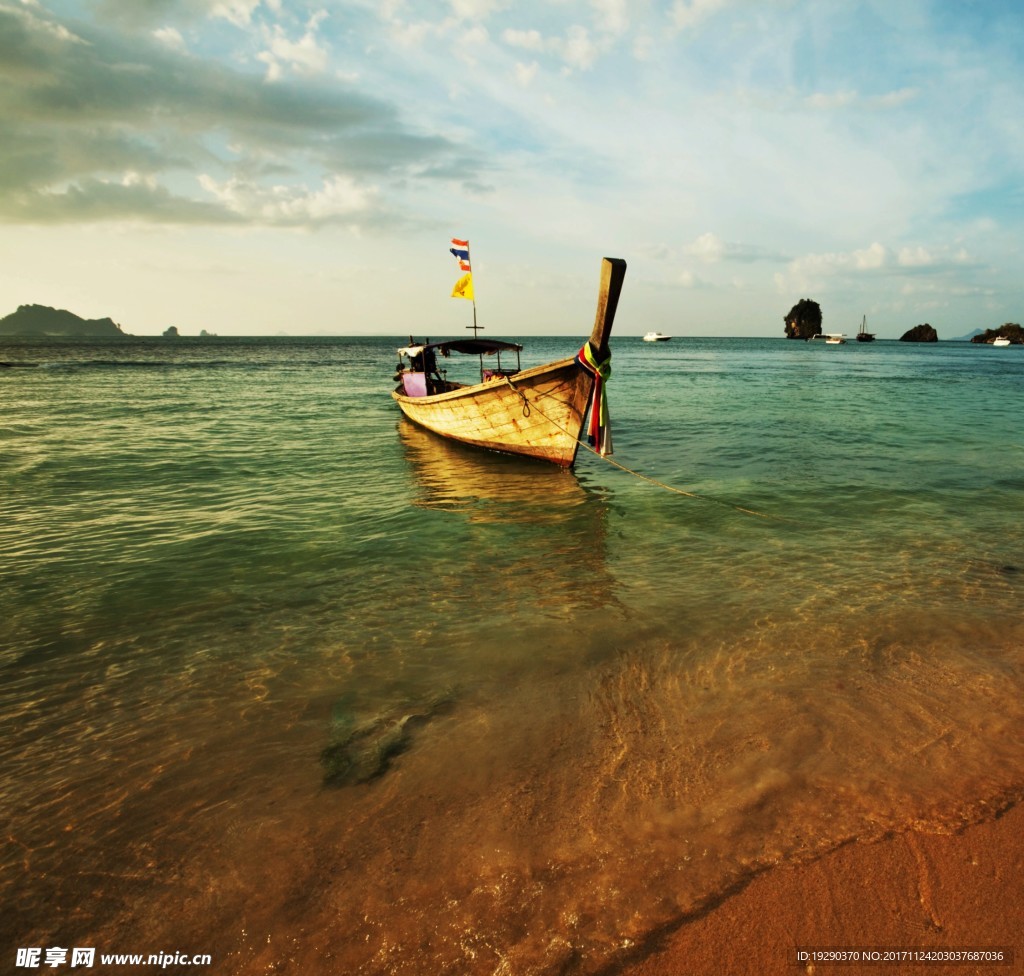 高清夕阳黄昏图