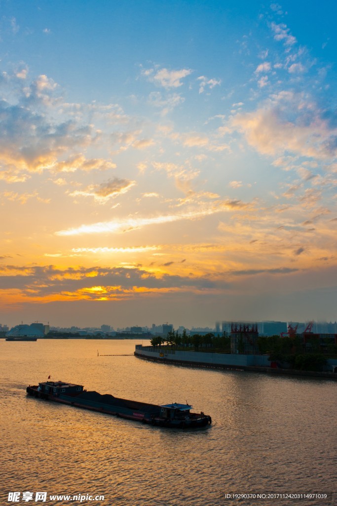 高清夕阳黄昏图