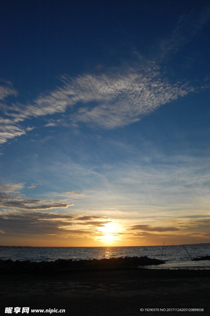 高清夕阳黄昏图