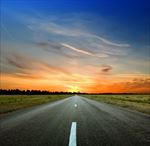 高清夕阳黄昏图