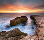 高清夕阳黄昏图