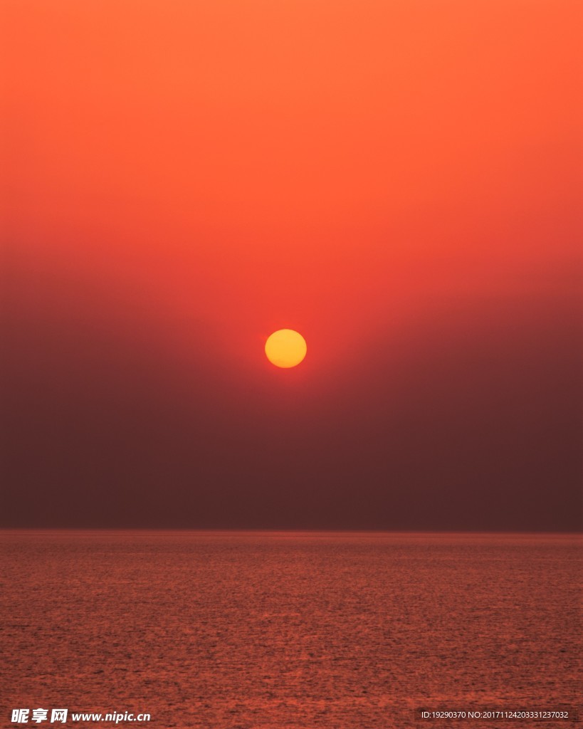 高清夕阳黄昏图