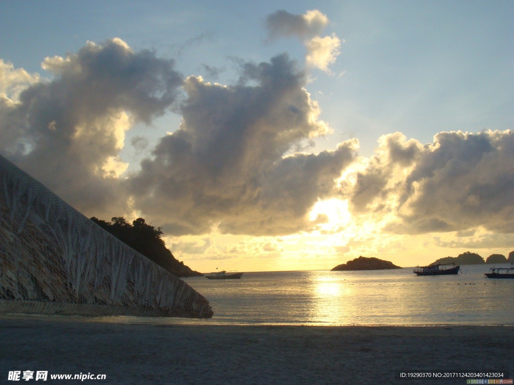 高清夕阳黄昏图