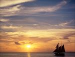 高清夕阳黄昏图