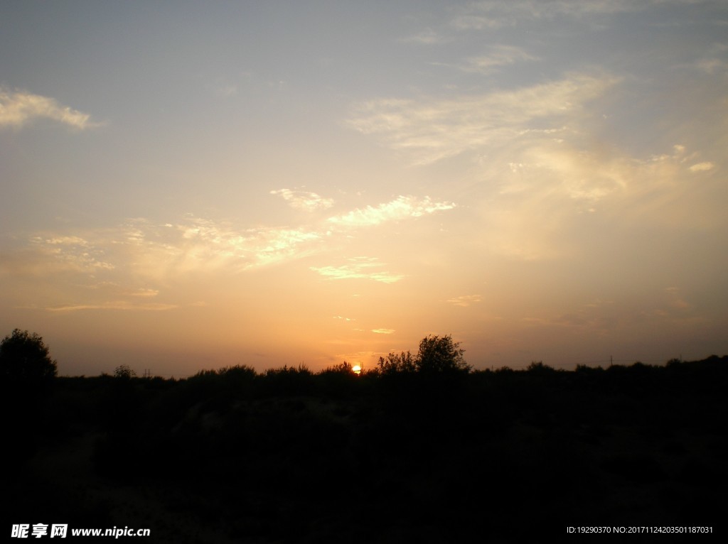高清夕阳黄昏图