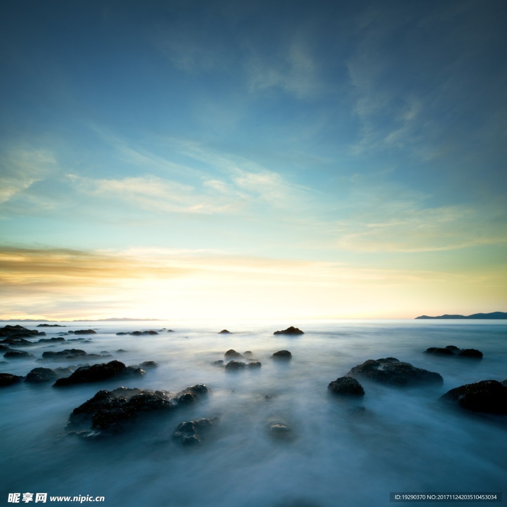 高清夕阳黄昏图