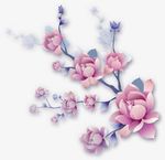 手绘花卉 植物 鲜花 花朵 花