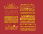 金色花纹