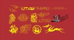 金色花纹
