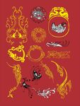 金色花纹