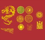 金色花纹