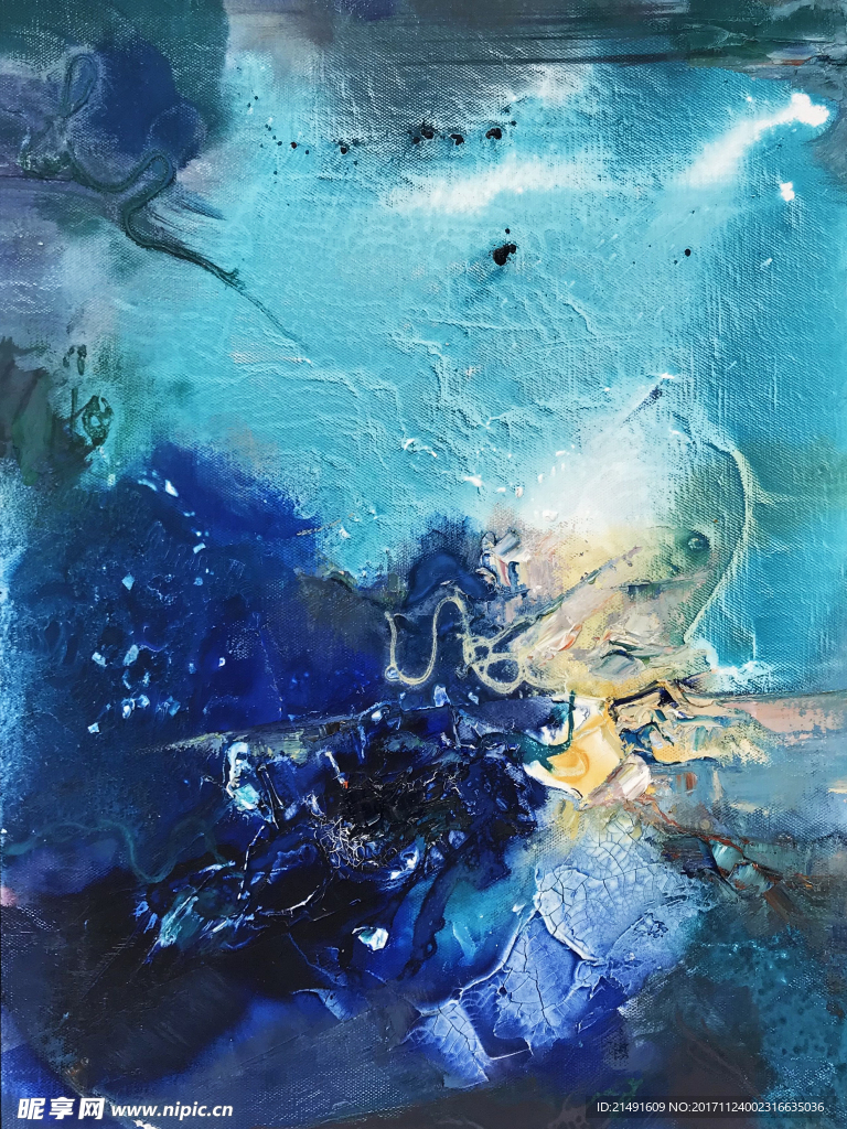 抽象油画
