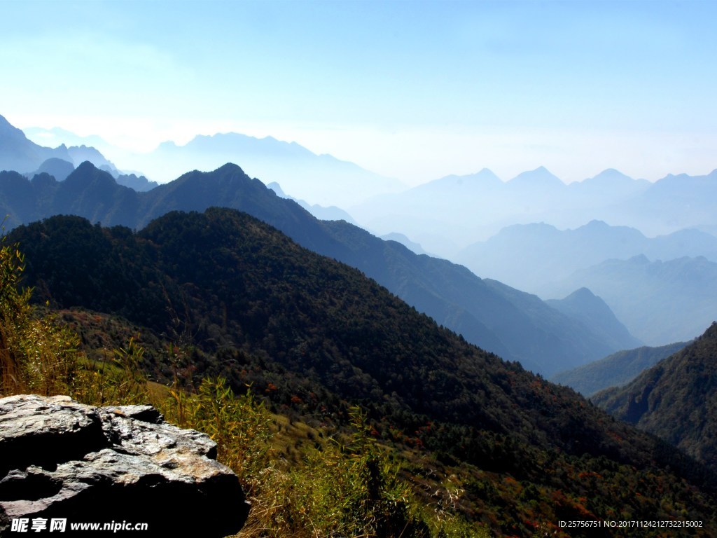 湖北神农架壮阔风景电脑壁纸