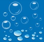 水滴水泡泡