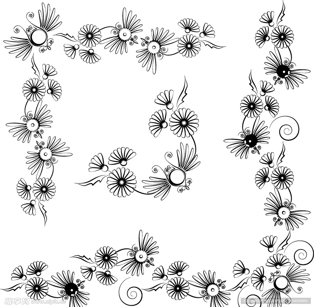 欧式花纹