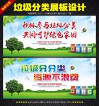 垃圾分类展板