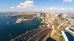 悉尼城市景观航拍