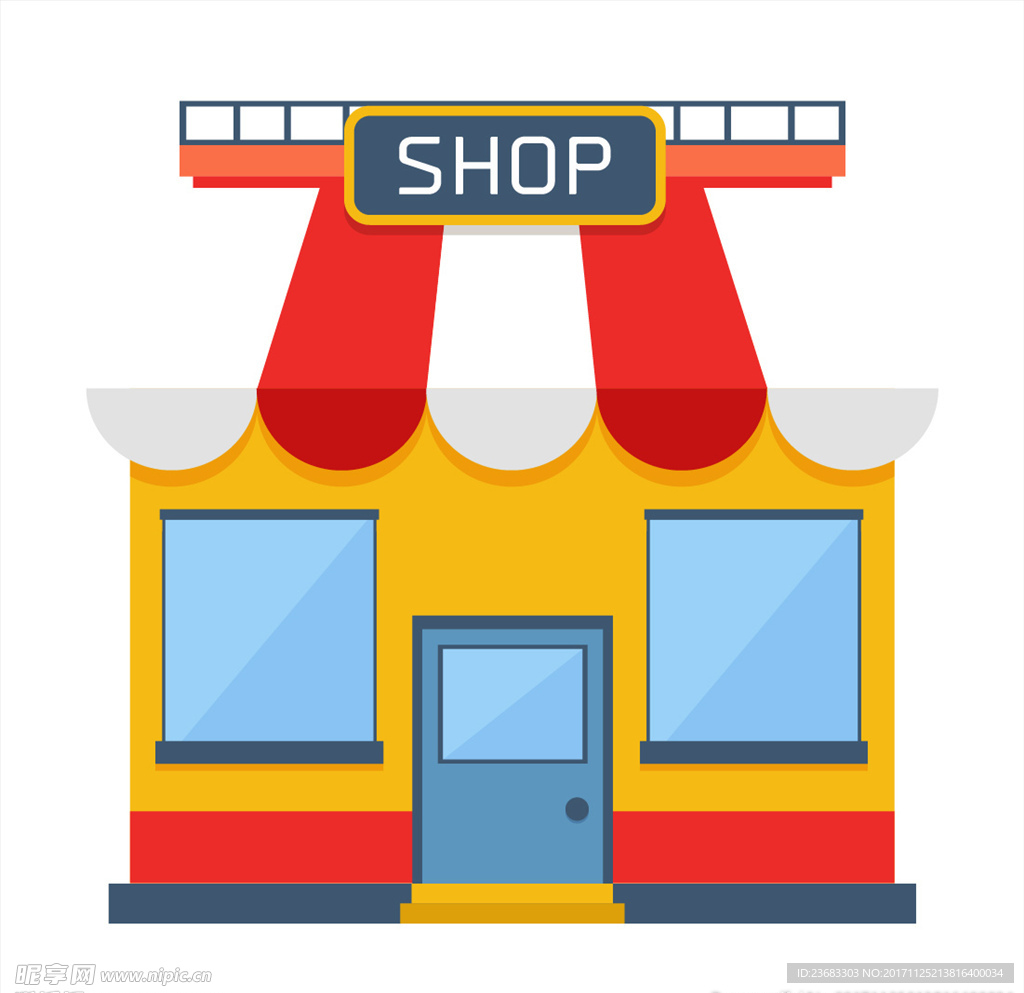 商店矢量素材