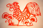 剪纸鸡