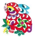 剪纸兔