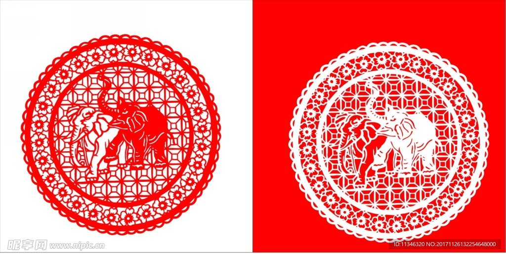 剪纸象