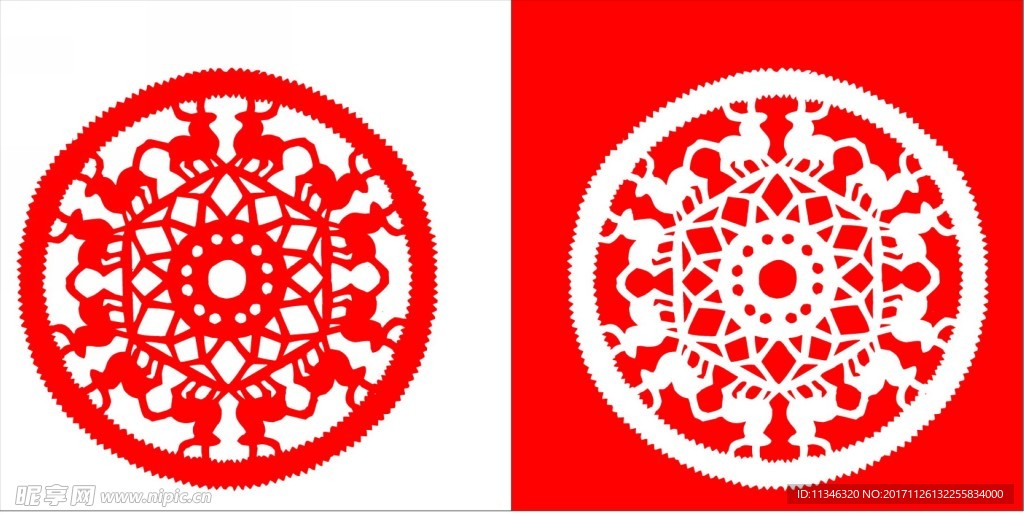 剪纸图案
