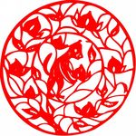 剪纸猴