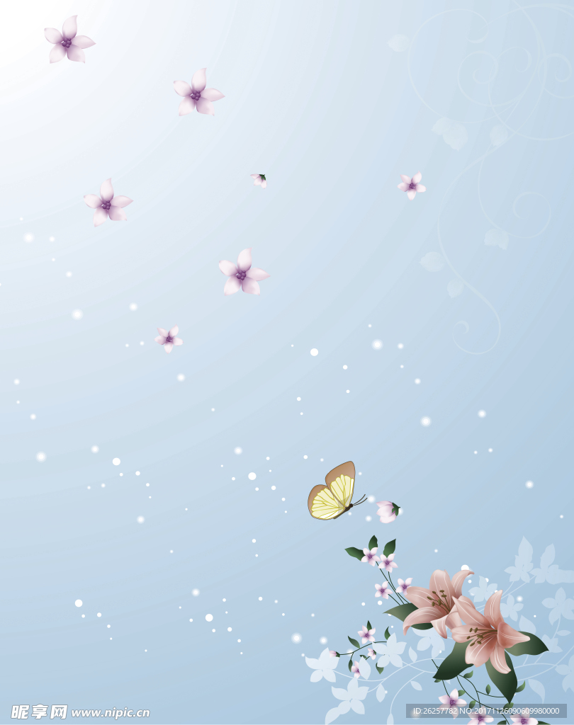 淡蓝色背景素材