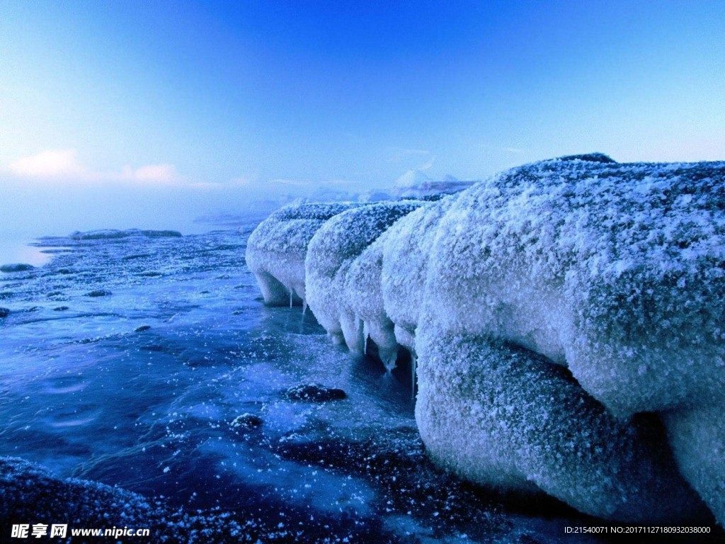 冰天雪地 冬天 雪景 风景 自