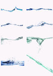 水浪纹素材