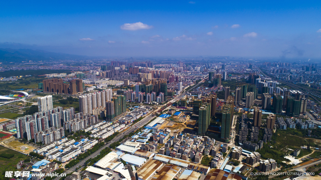 城市航拍图