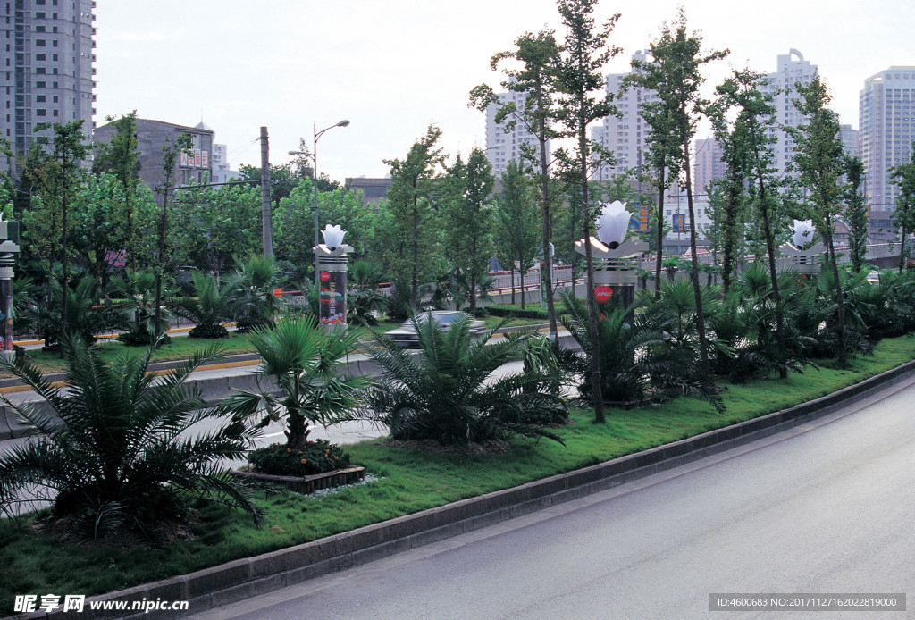 建筑摄影素材  园林城市图片