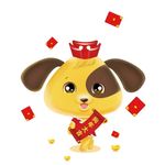 2018 可爱卡通小狗