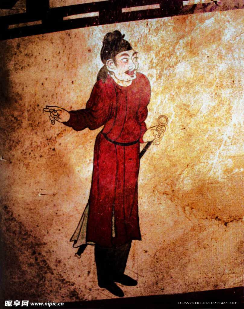 韦贵妃陵墓壁画