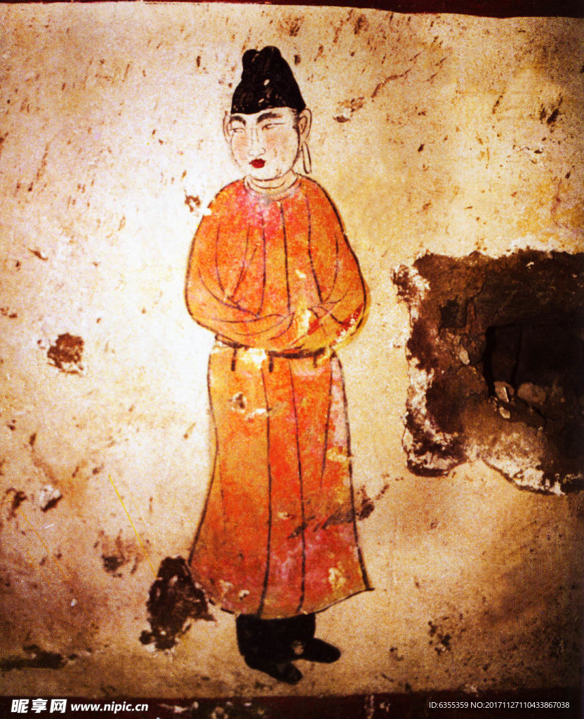 韦贵妃陵墓壁画