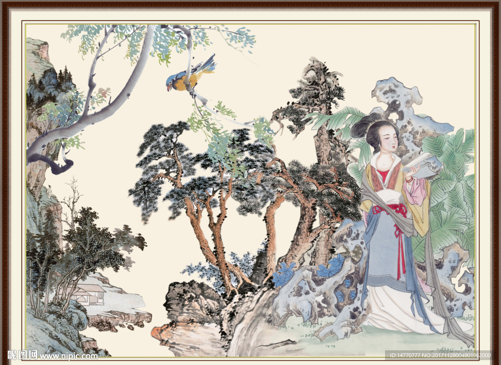 国画仕女图