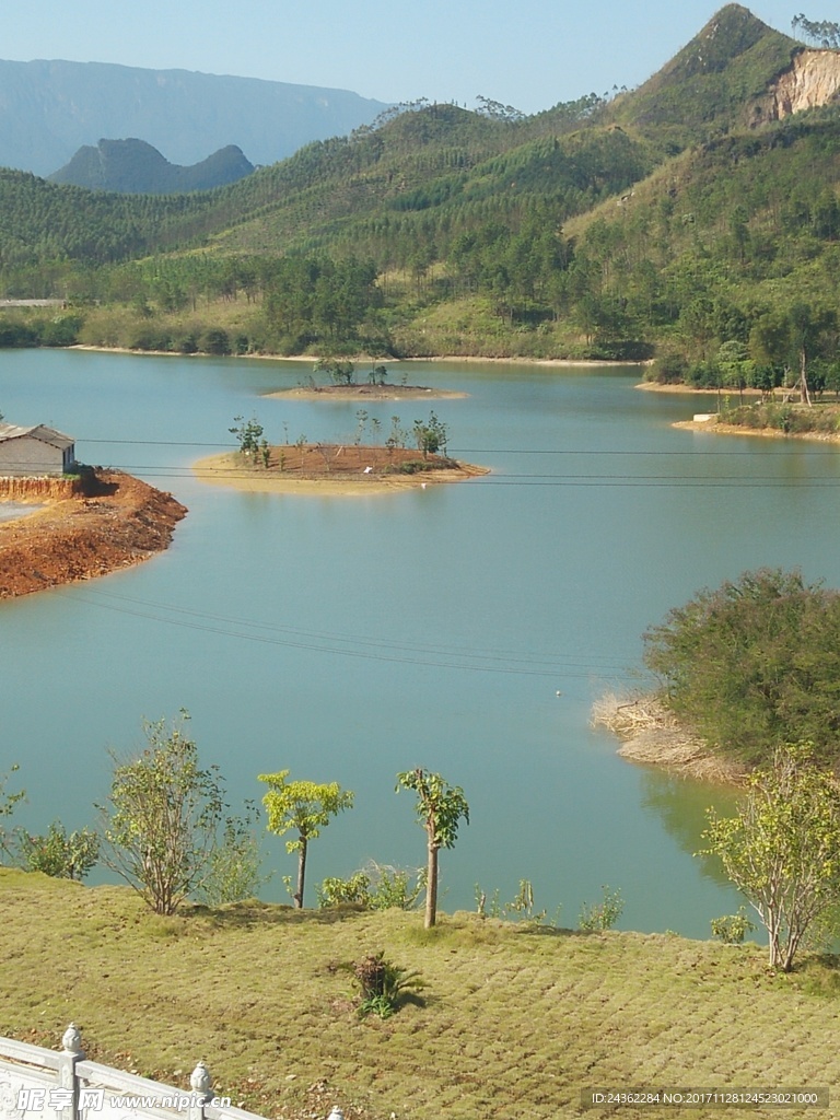 风景湖