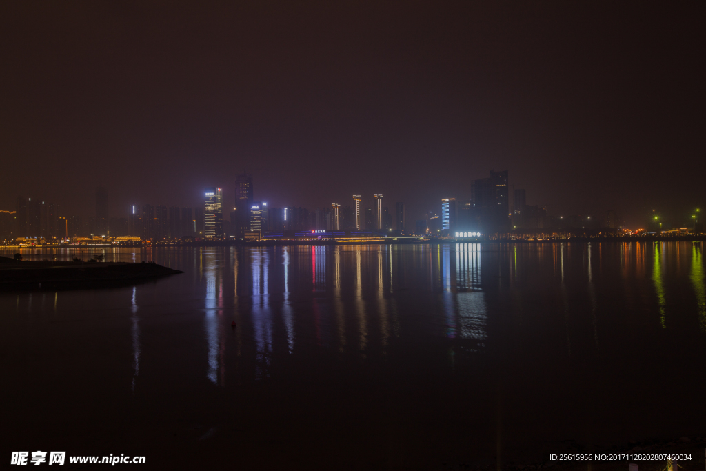 长沙滨江文化园夜景