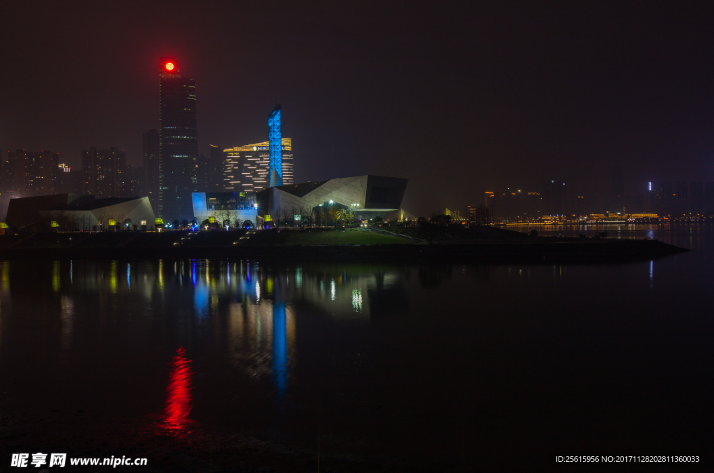 长沙滨江文化园夜景