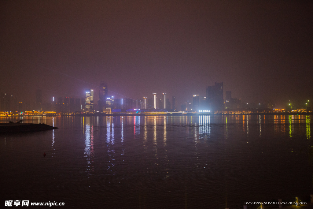 长沙滨江文化园夜景