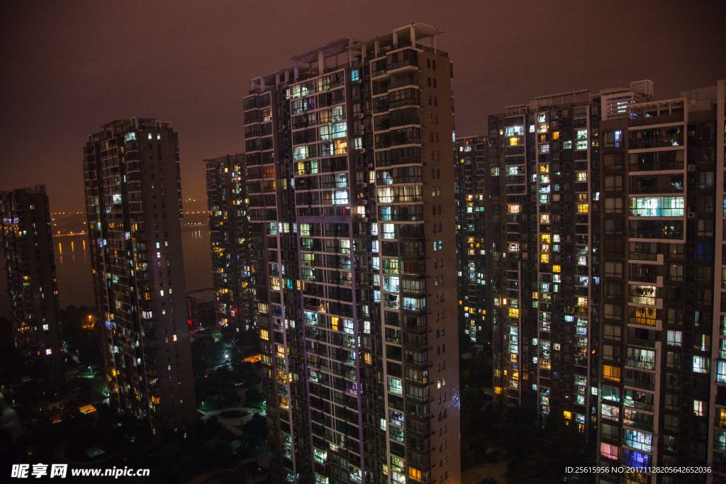 湘江世纪城夜景