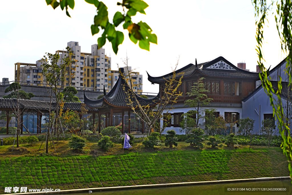 仿古建筑 亭台楼阁