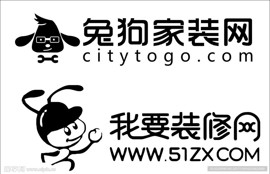 兔狗logo