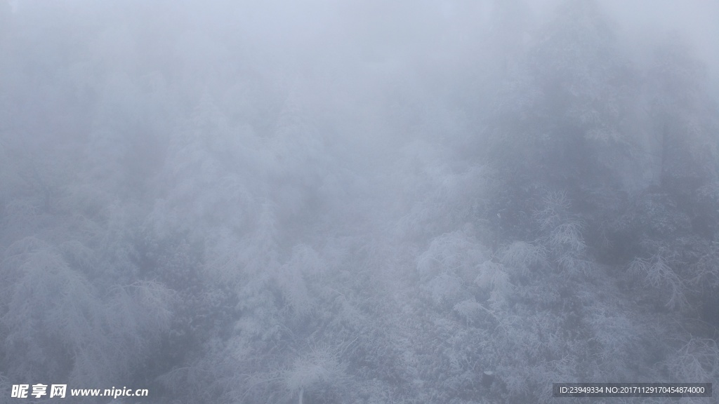 西岭雪山 雾