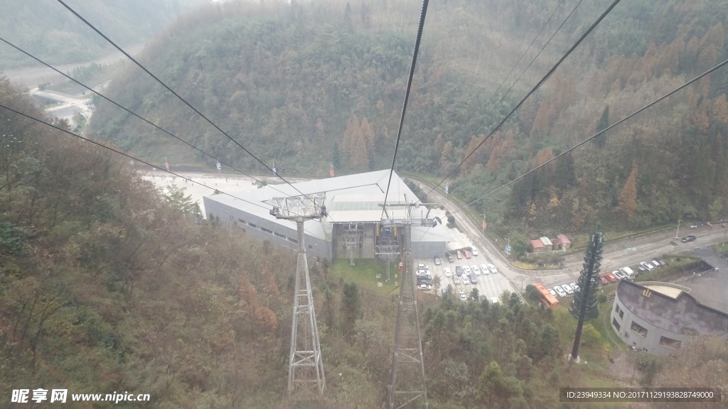 索道车 西岭雪山