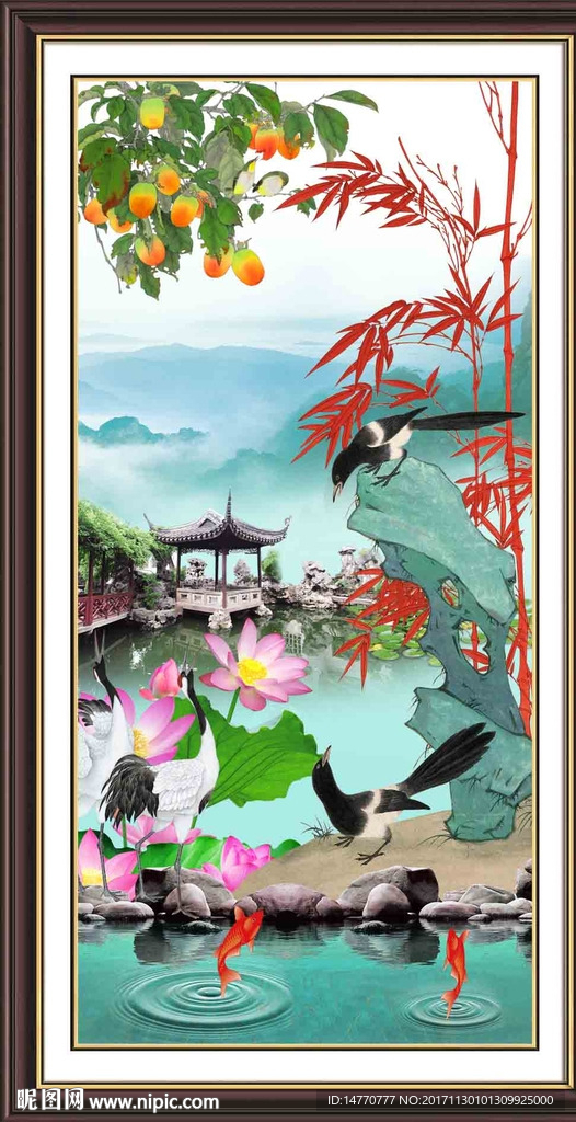 花鸟风景