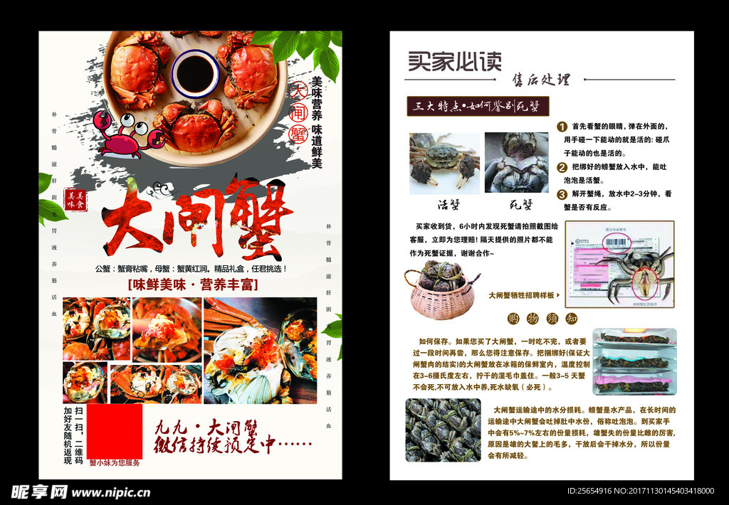大闸蟹说明书