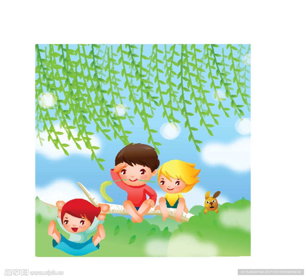 卡通儿童插画