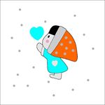 小女孩卡通